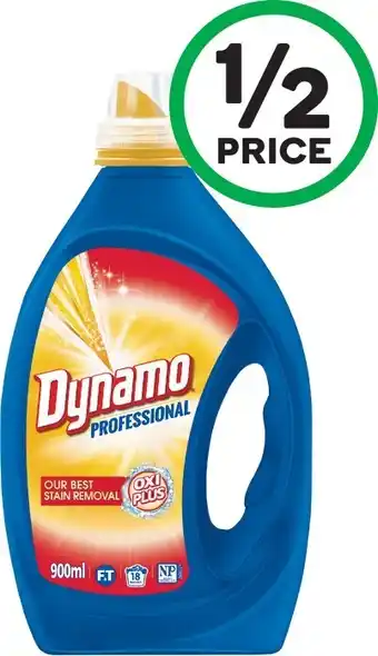 Woolworths Dynamo Professional Laundry Liquid 900ml offer