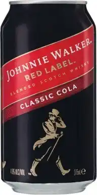 Woolworths Johnnie Walker Red & Cola Cans 24x375ml offer