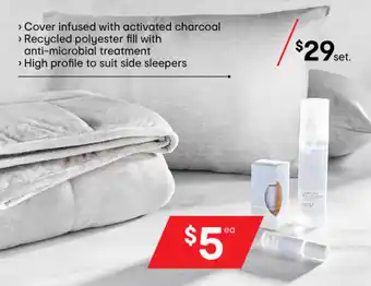 Kmart Cover infused with activated charcoal offer