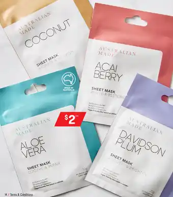 Kmart Sheet mask offer