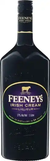 Woolworths Feeneyu2019s Irish Cream Liqueur 1 Litre offer