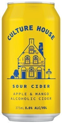 Culture House Apple & Mango Sour Cider Cans 4x375ml