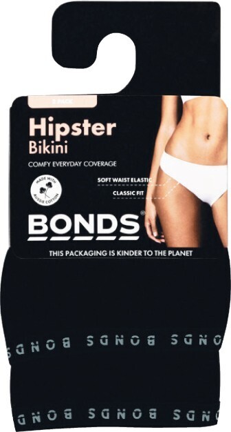 Woolworths Bonds Womenu2019s Hipster Bikini or Boyleg Pk 2 offer