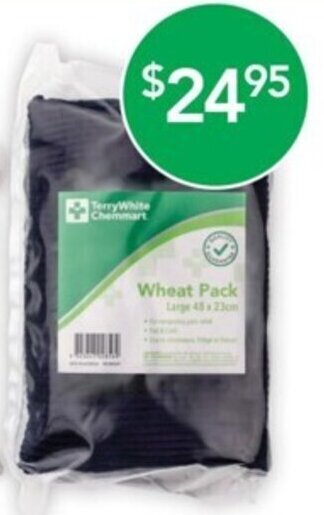 Terry White TerryWhite Cheimart Wheat Pack Large 48cm x 23cm offer