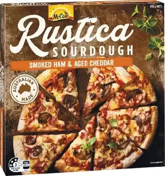 Woolworths NEW McCain Rustica Pizza 400-410g offer