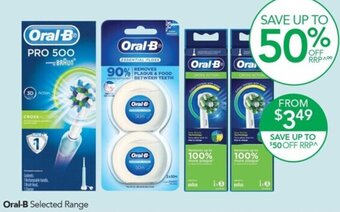 Terry White Oral-B Selected Range offer