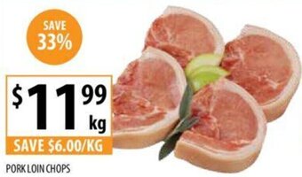Supabarn PORK LOIN CHOPS offer