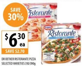 DR OETKER RISTORANTE PIZZA SELECTED VARIETIES 310/390g
