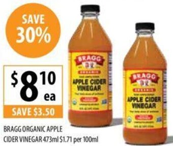 Supabarn BRAGG ORGANIC APPLE CIDER VINEGAR 473ml offer