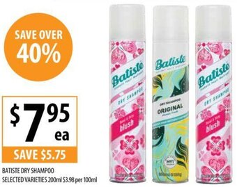 BATISTE DRY SHAMPOO SELECTED VARIETIES 200ml