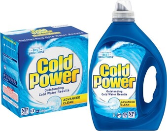 Coles Cold Power Laundry Liquid 1.8 Litre-2 Litre or Powder 2kg offer