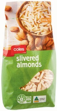 Coles Slivered Almonds 150g