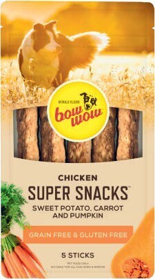 Coles Bow Wow Super Snacks Grainfree Dog Treats 5 Pack offer