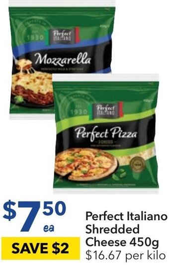 Ritchies Perfect Italiano Shredded Cheese 450g offer