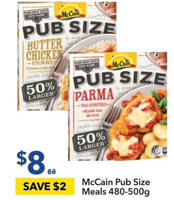 Ritchies McCain Pub Size Meals 480-500g offer