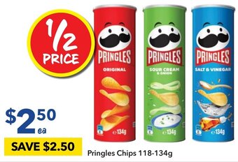 Ritchies Pringles Chips 118-134g offer