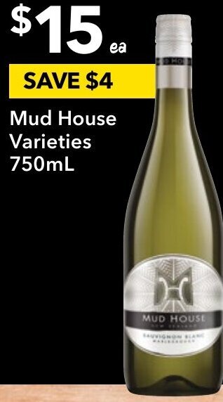 Ritchies Mud House Varieties 750mL offer