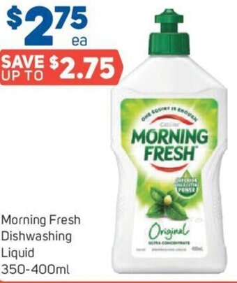 Foodland Morning Fresh Dishwashing Liquid 350-400ml offer