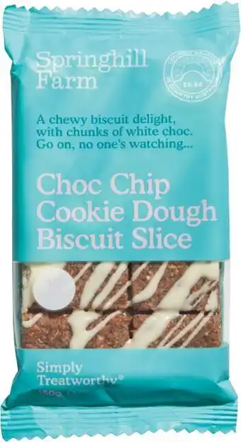 Coles Springhill Farm Biscuit Slice 150g offer
