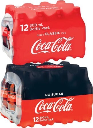Coles Coca-Cola Soft Drink 12x300mL offer