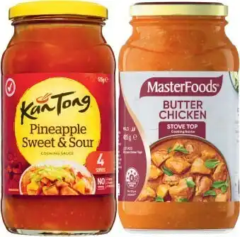 Coles Kantong Cooking Sauce or Masterfoods Simmer Sauce 485g-520g offer