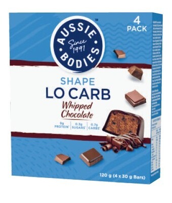Coles Aussie Bodies Lo Carb Bar 4 Pack 120g offer