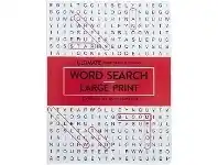 Officeworks Lake Press Large Print Puzzle Book Word Search offer