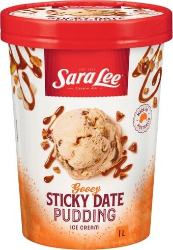 Coles Sara Lee Ice Cream 1 Litre offer