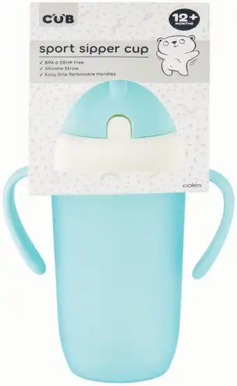 Coles CUB Sport Sipper Cup 12+ Months 1 Pack offer