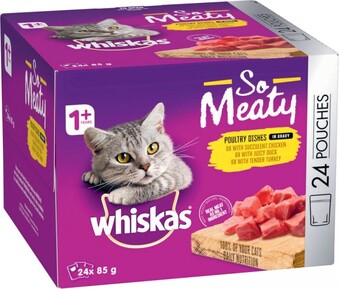 Coles Whiskas Oh So Cat Food 24x85g offer