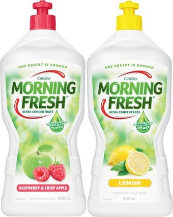 Coles Morning Fresh Dishwashing Liquid 900mL offer