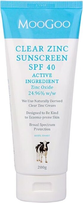 healthylife Moogoo clear zinc sunscreen spf40 200g offer