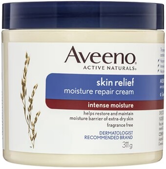 Aveeno active naturals skin relief intense moisture repair cream 311g