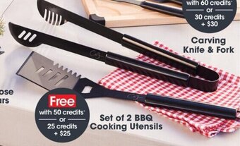 Coles Set of 2 BBQ Cooking Utensils offer