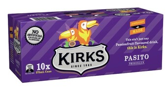 IGA Kirks 10x375ml selected varieties offer