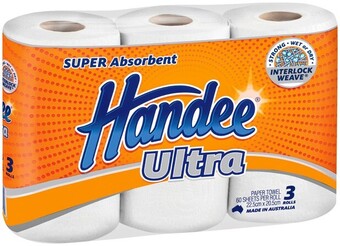 IGA Handee original paper towel 3 pack offer