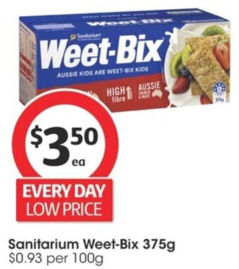 Coles Sanitarium Weet-Bix 375g offer