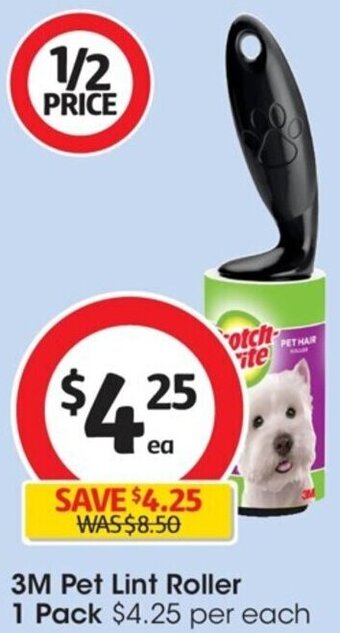 3M Pet Lint Roller 1 Pack