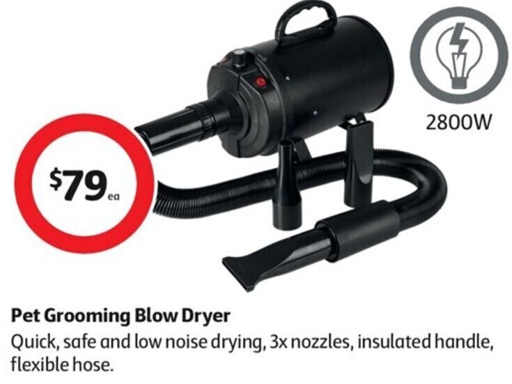 Pet Grooming Blow Dryer offer at Coles