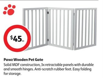 Coles Pawz Wooden Pet Gate offer
