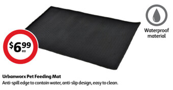 Coles Urbanworx Pet Feeding Mat offer