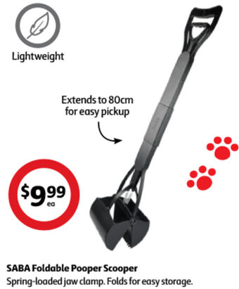 Coles SABA Foldable Pooper Scooper offer