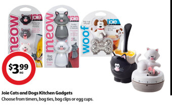 Coles Joie Cats and Dogs Kitchen Gadgets offer