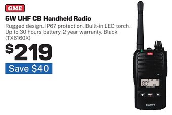 Repco 5W UHF CB Handheld Radio offer
