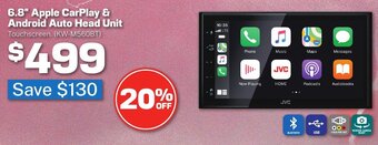 Repco 6.8" Apple CarPlay & Android Auto Head Unit offer