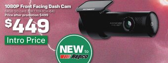 Repco 1080P Front Facing Dash Cam offer
