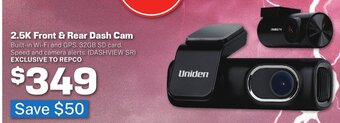 Repco 2.5K Front & Rear Dash Cam offer