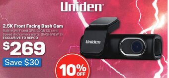 2.5K Front Facing Dash Cam