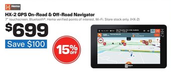 HX-2 GPS On-Road & Off-Road Navigator