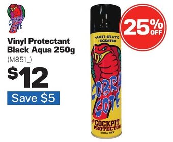 Repco Vinyl Protectant Black Aqua 250g offer